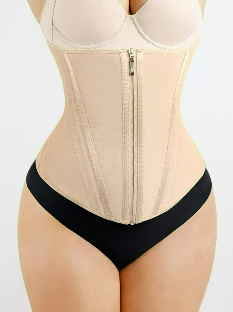 Wholesale Hourglass Figure Shaping Waist Trainer with 15 Built-in Steel Bone